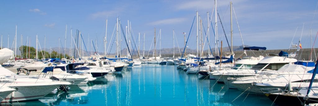 Alcudia Port Bonaire Marina in Nordmallorca auf Mallorca